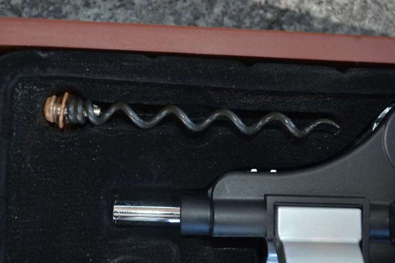 Corkscrew Set in Wood Box - Professional Tire-Bouchon Manual Wine Bottle Opener