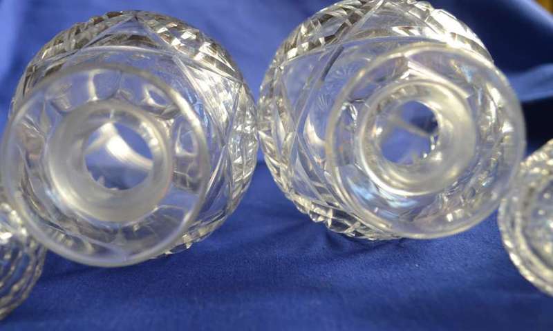Pair of Matching Cut Crystal Decanters