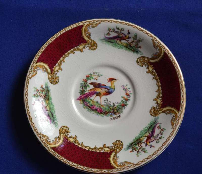 Assorted Vintage Porcelain Plates - Three Pieces