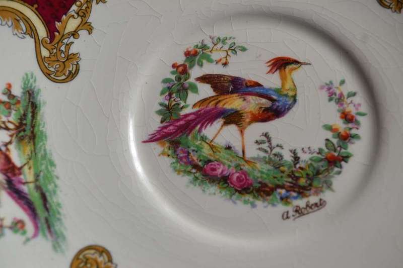Assorted Vintage Porcelain Plates - Three Pieces