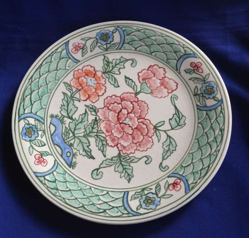 Johan Saltmann - Bavaria Round Platter and Imari Style Plate