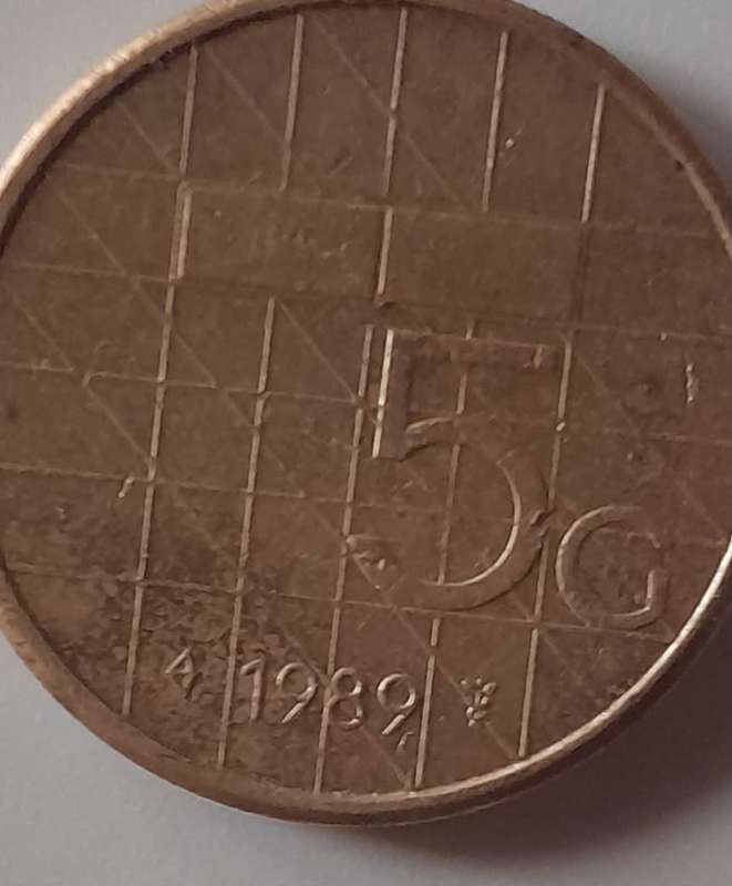 1989 Netherlands 5 Cents