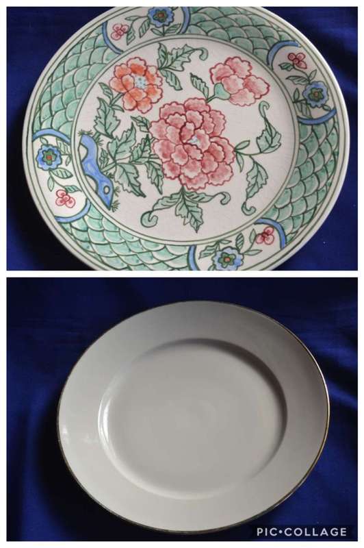 Johan Saltmann - Bavaria Round Platter and Imari Style Plate