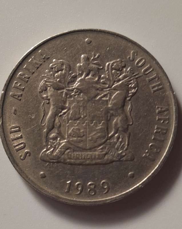 1989 South African 1 Ramd Coin