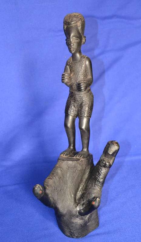 Vintage Hand Carved Wooden Sculpture