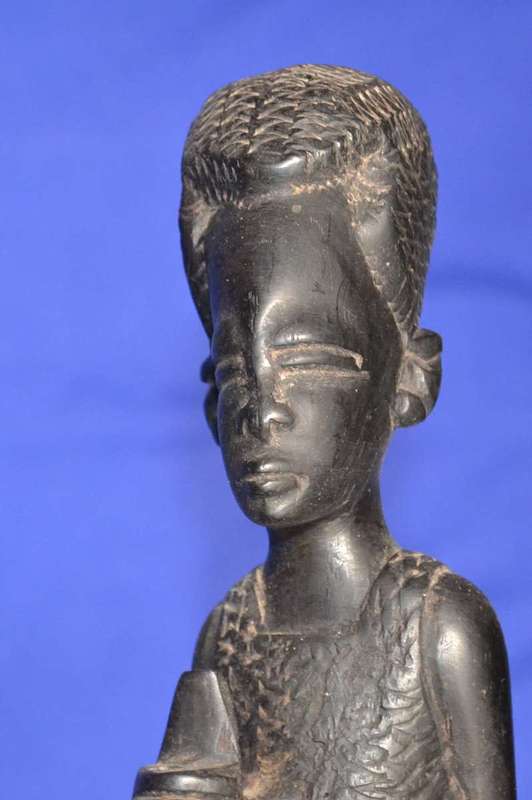 Vintage Hand Carved Wooden Sculpture