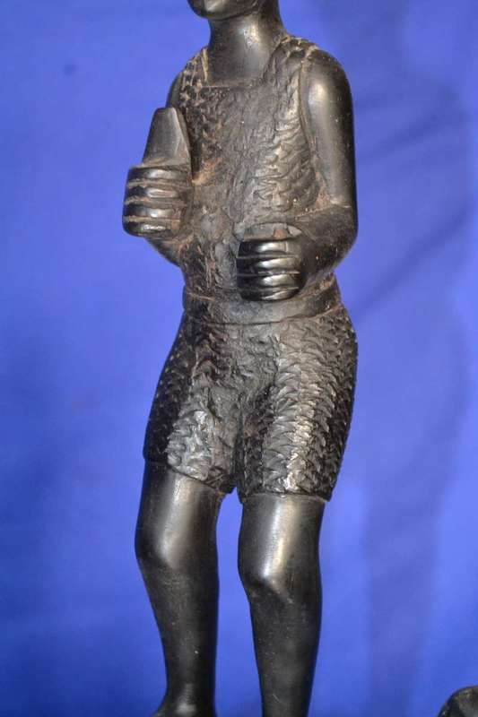 Vintage Hand Carved Wooden Sculpture