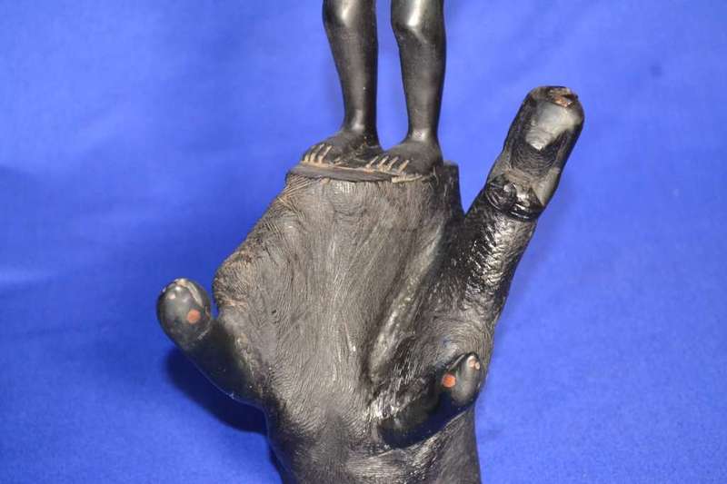 Vintage Hand Carved Wooden Sculpture