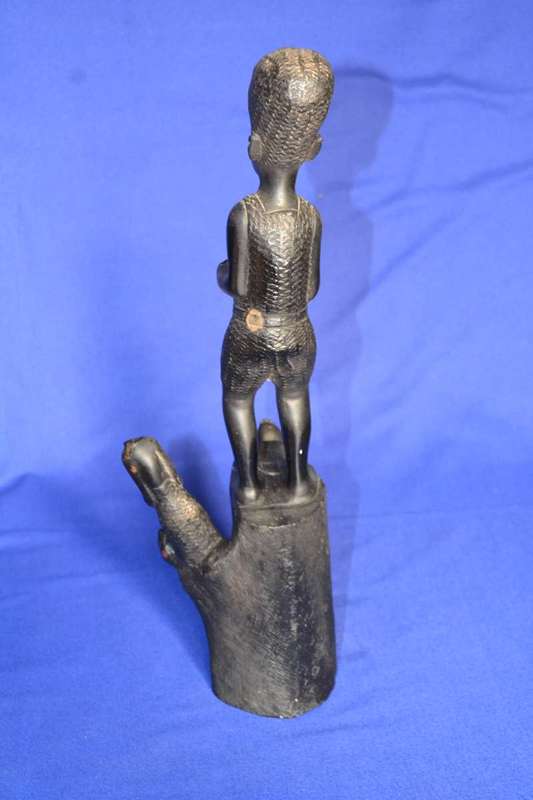 Vintage Hand Carved Wooden Sculpture