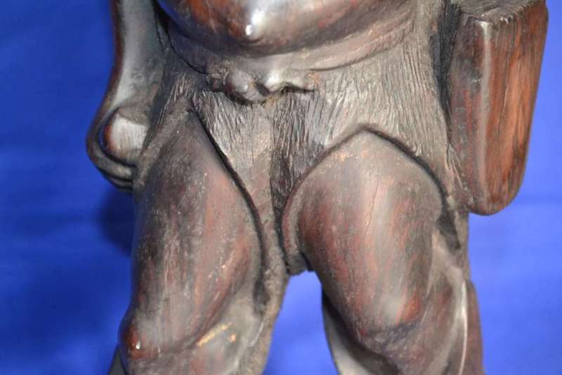 Vintage Hand Carved Wooden Sculpture