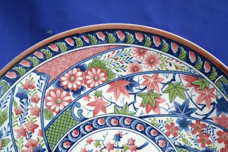 Small Imari and Large Imari Style Plate
