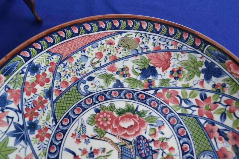 Small Imari and Large Imari Style Plate