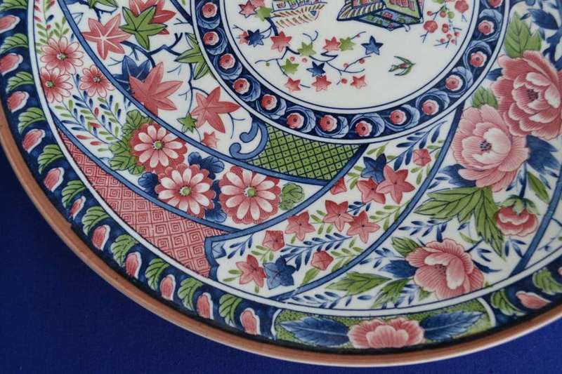Small Imari and Large Imari Style Plate