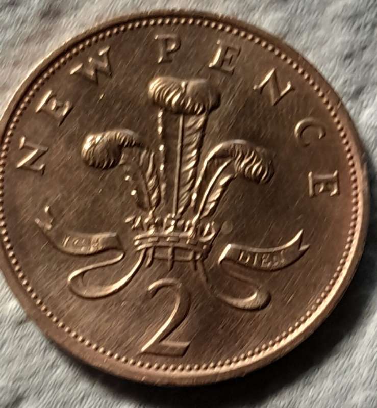 1979 British New Pence 2p Coin