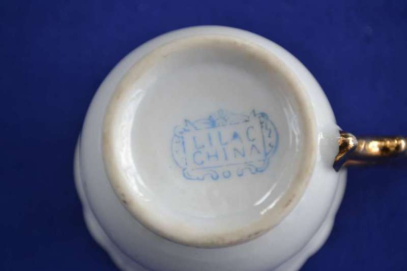 Lilac China Demitasse Tea Set - 12 Pieces