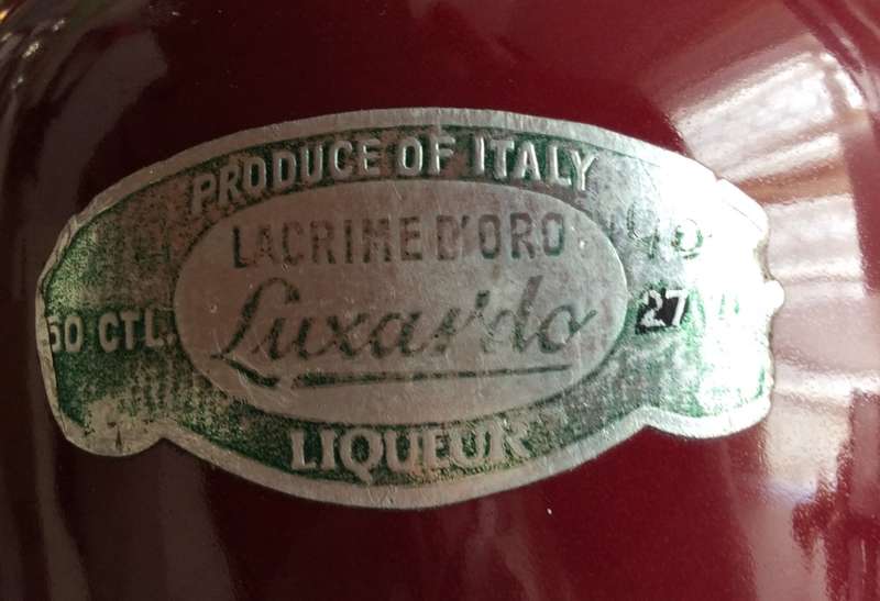 Lacrime D`Oro Luxardo Liqueur Decanter - Italy