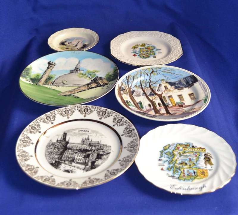 Assorted Souvenir / Collectors Plates - 6 Pieces