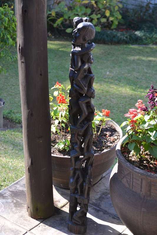 Large Vintage Makonde Tree of Life Carving