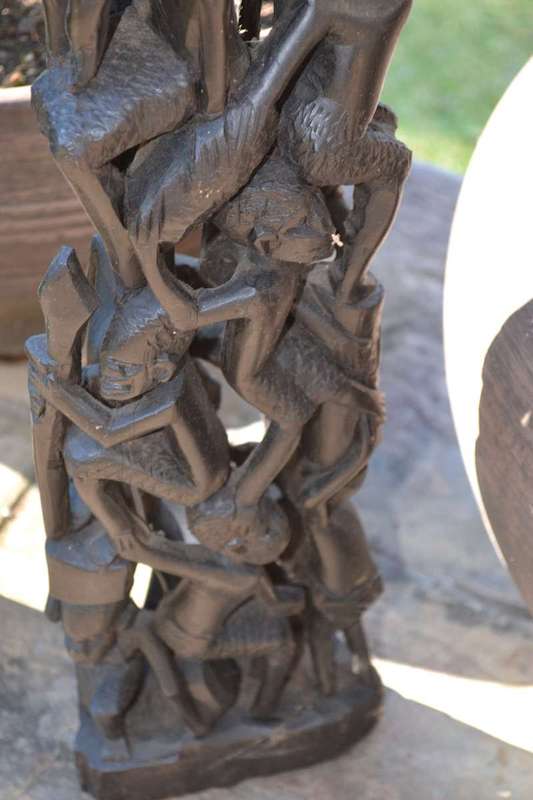 Large Vintage Makonde Tree of Life Carving