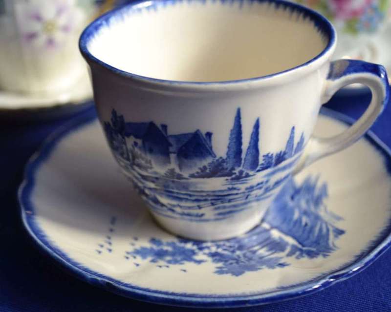 Selection of Vintage English Porcelain Demitasse Duos