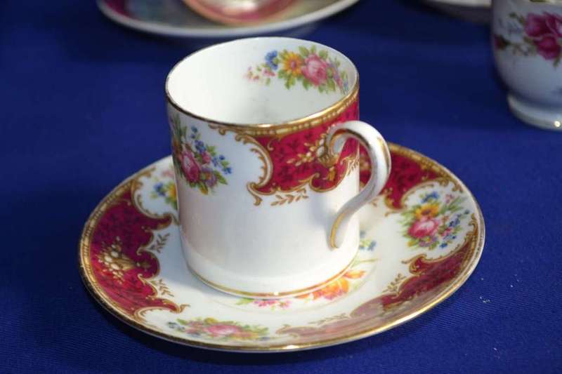 Selection of Vintage English Porcelain Demitasse Duos