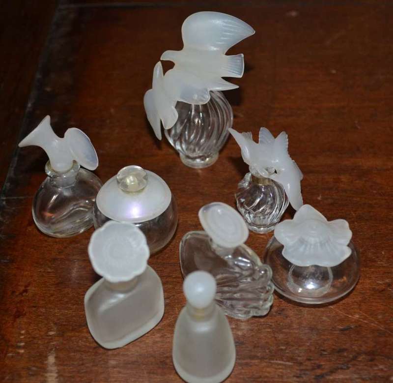 Vintage Collectable Miniature Perfume Bottles - 8 Pieces