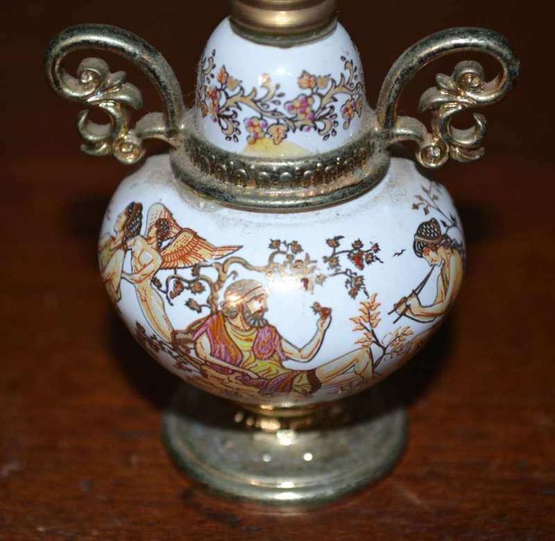 Vintage Greek Venus Series  Perfume Bottles x 2