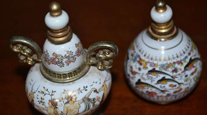 Vintage Greek Venus Series  Perfume Bottles x 2