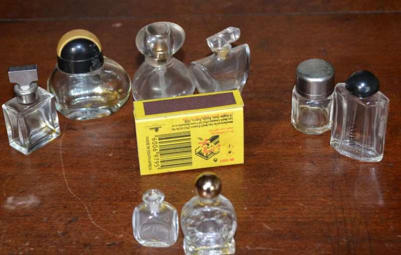 Vintage Collectable Miniature Perfume Bottles - 8 Pieces
