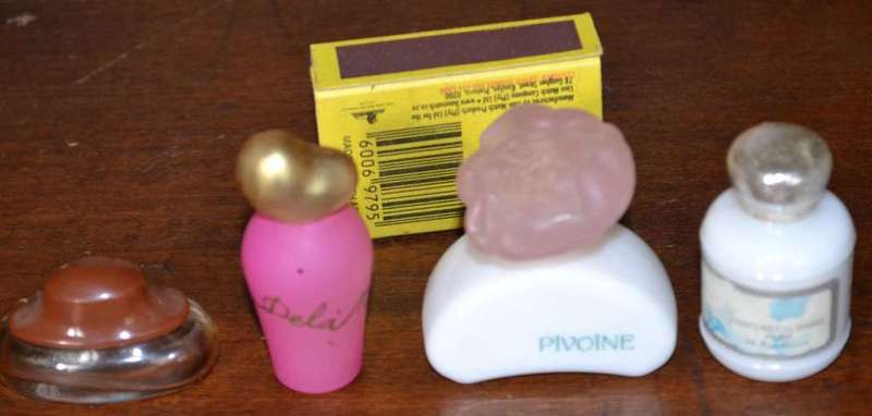 Vintage Collectable Miniature Perfume Bottles - 4 Pieces