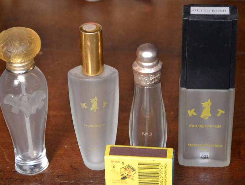 Vintage Collectable Perfume Bottles - 4 Pieces