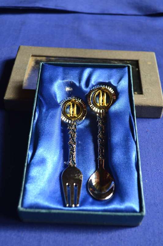 Boxed Malaysia Fork and Spoon Set