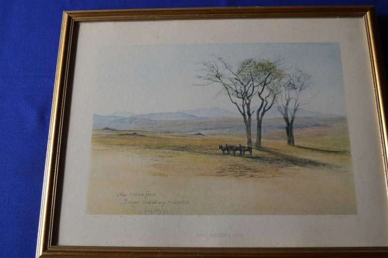 Framed Print  Titled Near Fischers Farm