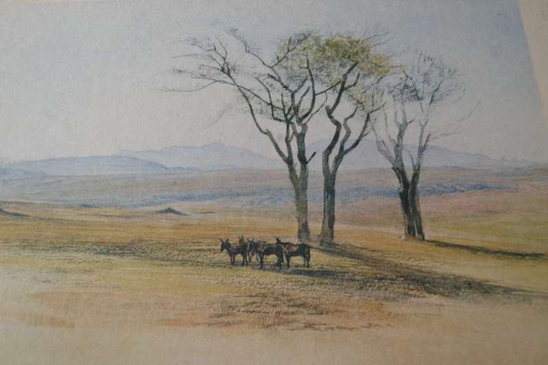 Framed Print  Titled Near Fischers Farm