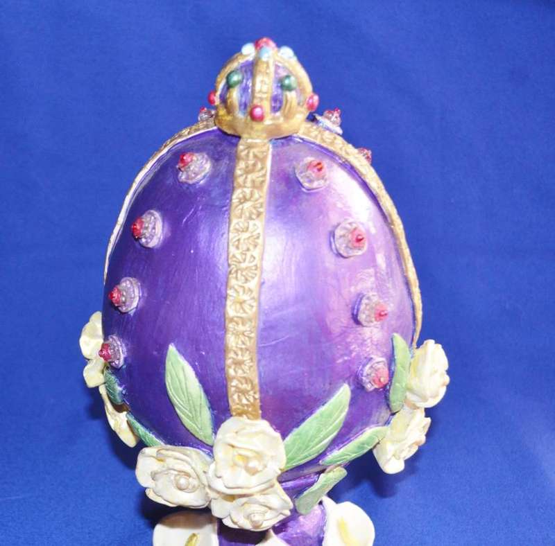 Large Ceramic Egg Ornament