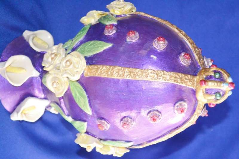 Large Ceramic Egg Ornament