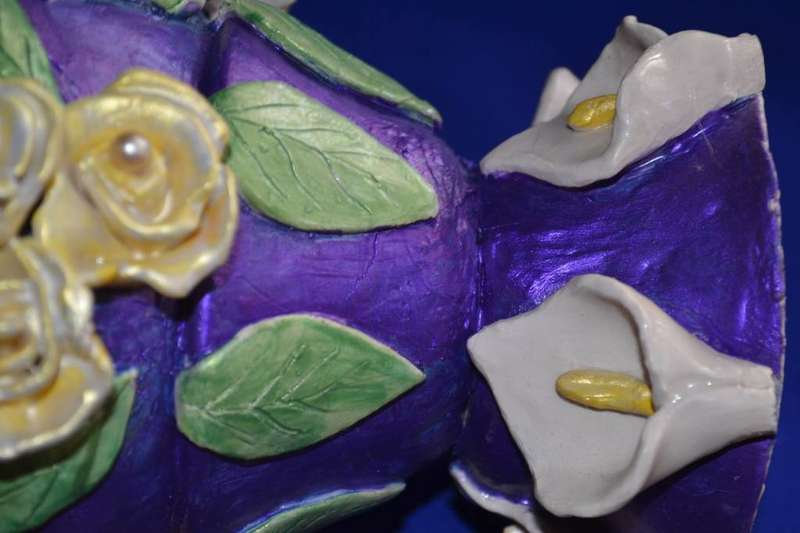 Large Ceramic Egg Ornament