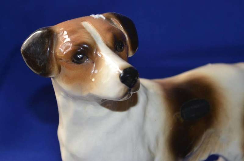 Porcelain Dog Ornament