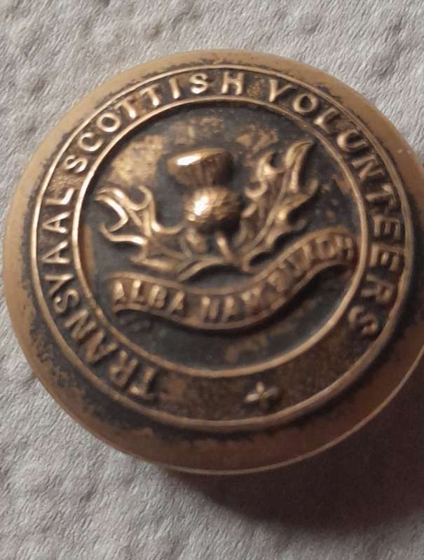 Transvaal Scottish Volunteers Button