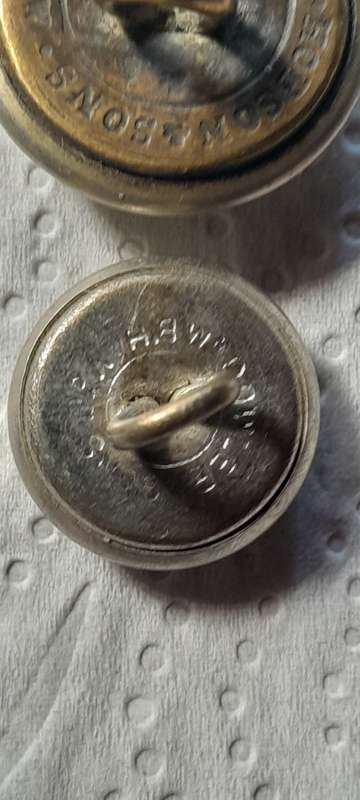 Royal Natal Carbineers and Natal Carbineers Buttons