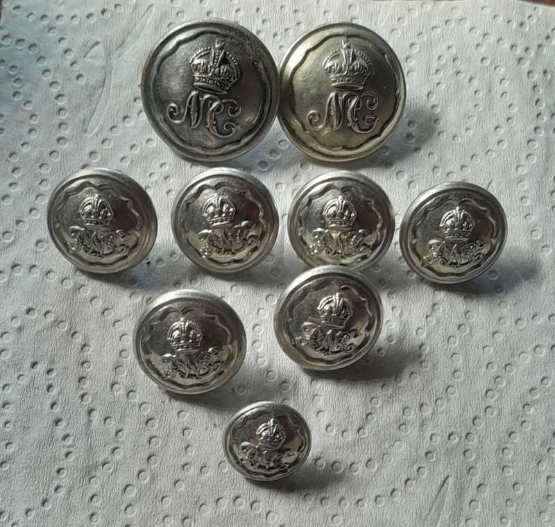 Royal Natal Carbineers and Natal Carbineers Buttons