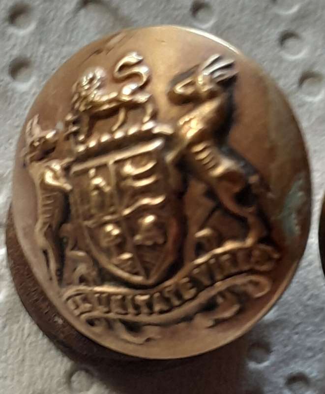 Vintage South African Army Tunic Button