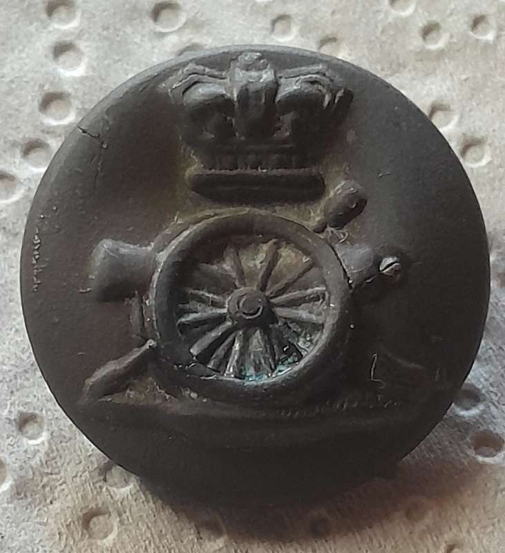 Victorian Royal Artillery Regiment Tunic Button QVC