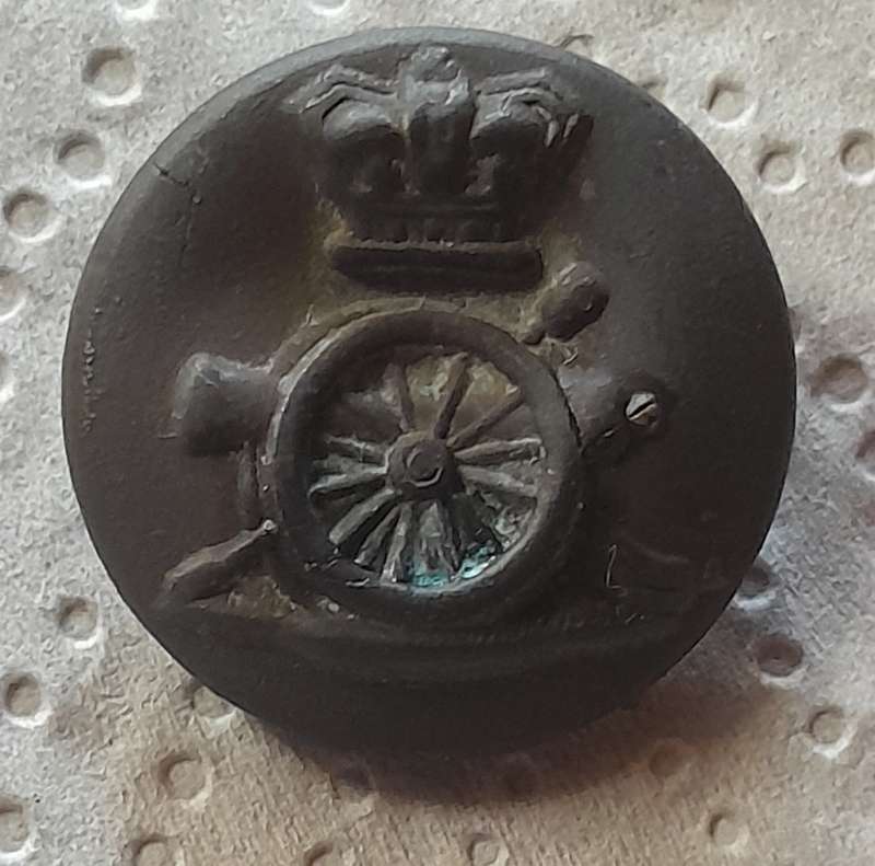 Victorian Royal Artillery Regiment Tunic Button QVC