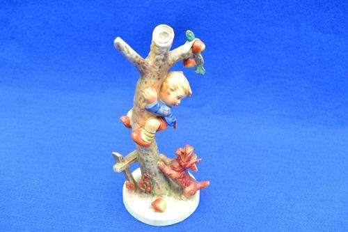 Vintage Hummel Figurine Boy up tree with dog,