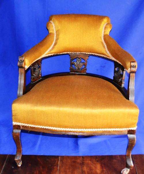 French Style Chair on Castors