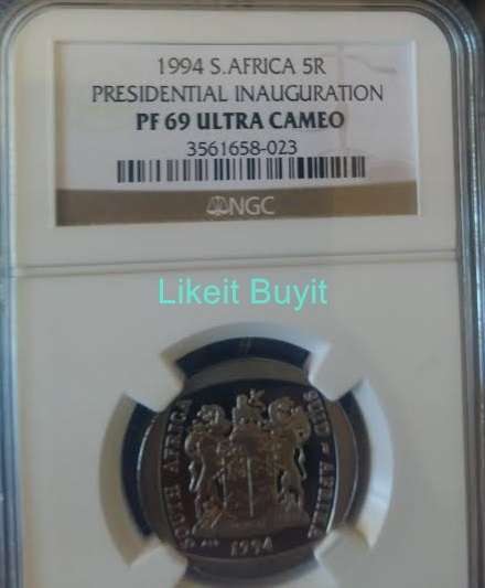 1994 NGC Presidential Inauguration R5 PF 69 Ultra Cameo