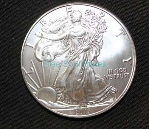 2017 1oz Silver Eagle Dollar - UNC