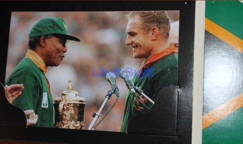 Education Africa - Nelson Mandela 10 May 1994 Medallion with Photo