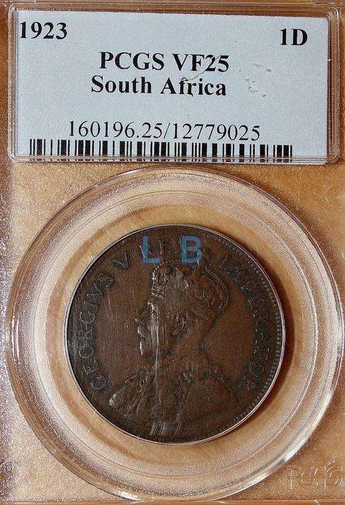 1923 PCGS 1 Penny VF 25